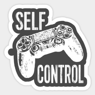 Self Control t-shirt dark Sticker